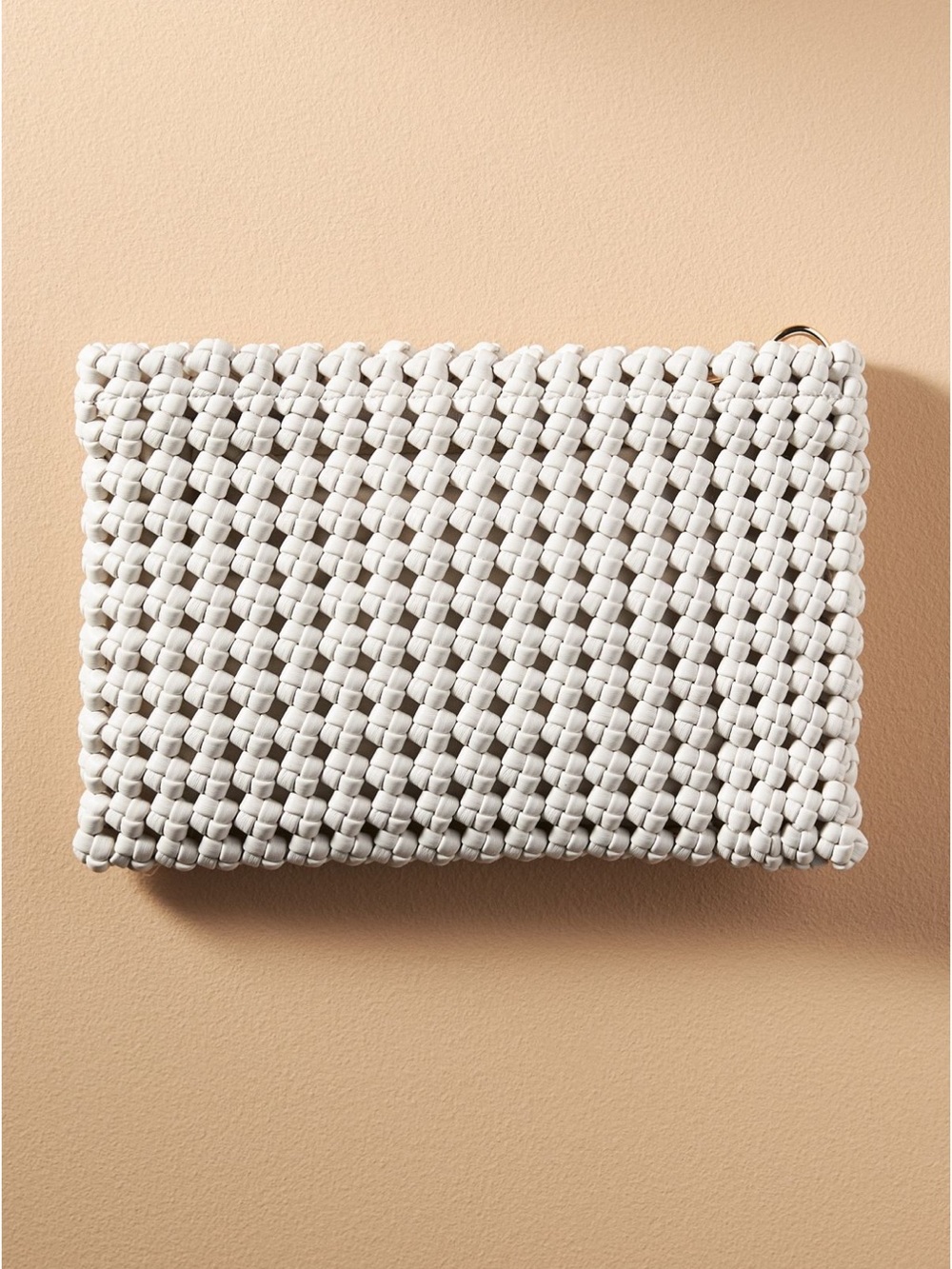 Anthropologie Kalani Woven Knot Clutch